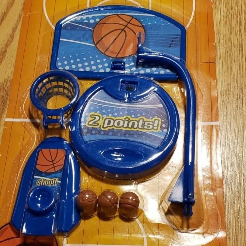 Pool Table Game - Miniature Pool Game, Basketball Game, and Brain Teaser